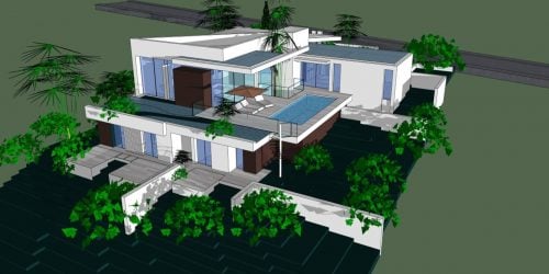 Fantastic plot with project for an Impressive Modern Villa in Santa Ponsa