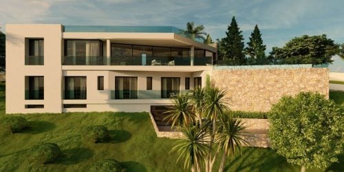 Newly built villa with privacy and sea views in a quiet area of Costa d'en Blanes