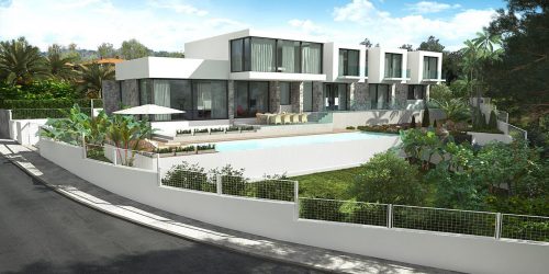 Modern newly built villa in walking distance to the beach in the southwest of Mallorca