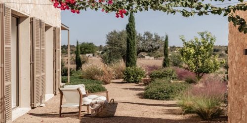 “Modern Mediterranean Retreat with Pool and Panoramic Countryside Views in Maria de la Salut”