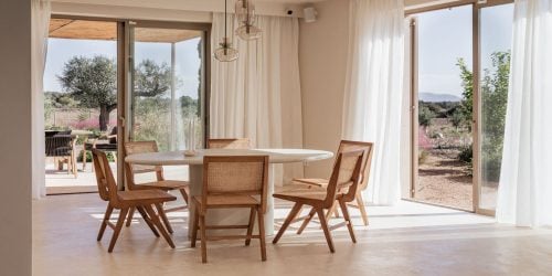 “Modern Mediterranean Retreat with Pool and Panoramic Countryside Views in Maria de la Salut”