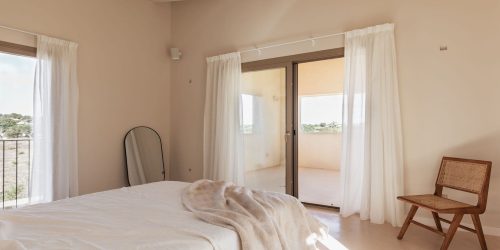 “Modern Mediterranean Retreat with Pool and Panoramic Countryside Views in Maria de la Salut”