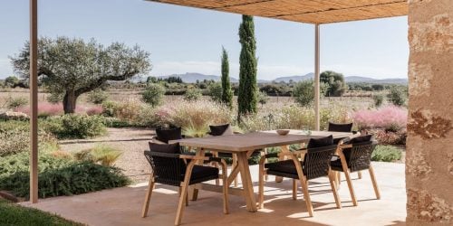 “Modern Mediterranean Retreat with Pool and Panoramic Countryside Views in Maria de la Salut”