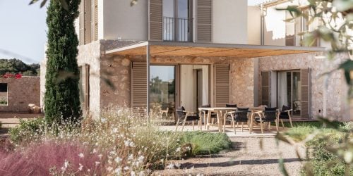 “Modern Mediterranean Retreat with Pool and Panoramic Countryside Views in Maria de la Salut”