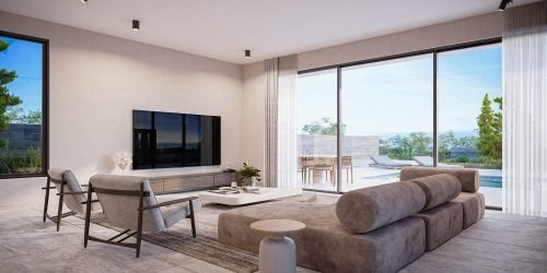 Exclusive Hillside Villa with Sea Views