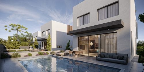 Brand-New Contemporary Mediterranean Villa close to the Sea