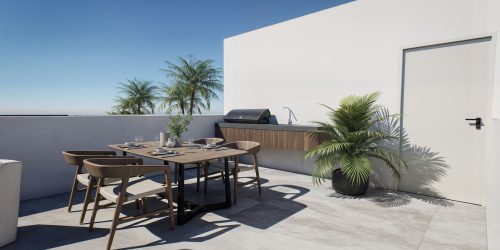 Modern Mediterranean living in a peaceful coastal setting