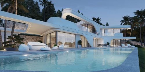 Brand-New Designer Villa with Sea Views