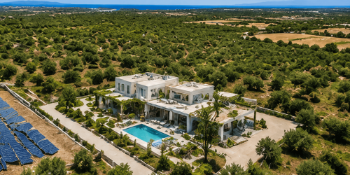 5016 - Exceptional 50,000 m² plot with Approved Project in Santanyi