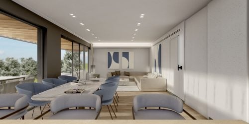 Penthouse in Contemporary Mediterranean Residence