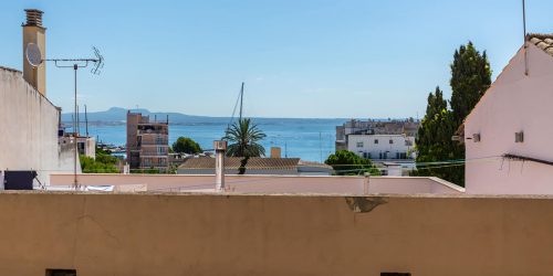 Apartment with partial sea views in El Terreno, Palma