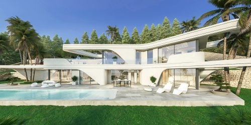 Brand-New Designer Villa with Sea Views