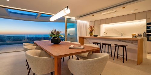 An Exceptional Mediterranean Penthouse with Private Rooftop Pool & Panoramic Sea Views