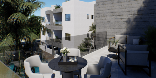 Modern Mediterranean living in a peaceful coastal setting