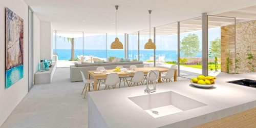 Breathtaking newly built Villa in the first sea line in Cala Serena - in Mallorca's popular South East
