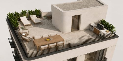 Urban Plot with Luxury Home Project in Santa Catalina