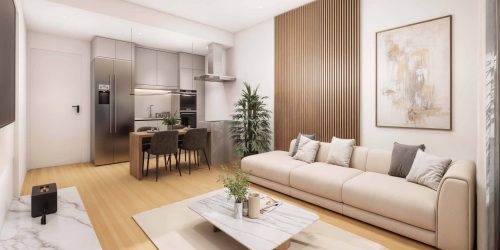 Modern Mediterranean living in a peaceful coastal setting