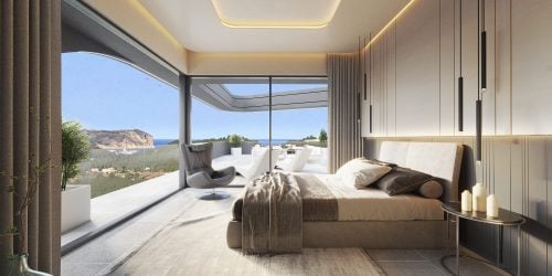 Brand-New Designer Villa with Sea Views